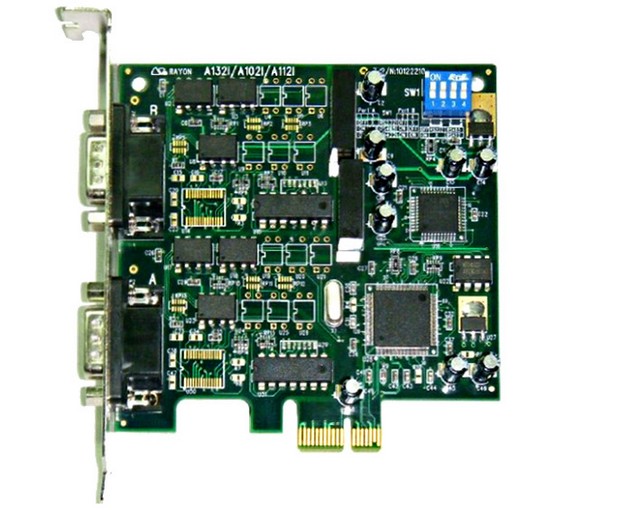 Isolated industrial multiport board RS-422/RS-485 PCI Express